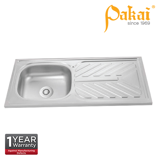 Pakai SUS201 Single Bowl Single Drainer(SBSD) Kitchen Sink DT-1060C