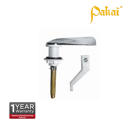 Pakai Chromed Plastic Handle, Brass Rod P205