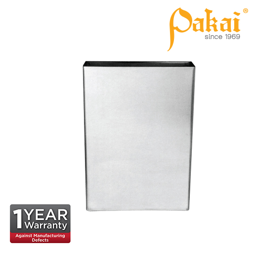 Pakai Stainless Steel Surface-Mounted Waste Receptacle. PK-REC-460