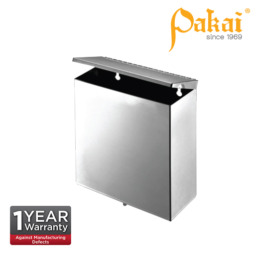 Pakai Stainless Steel Surface Mounted Sanitary Napkin Disposal PK-REC-AE910