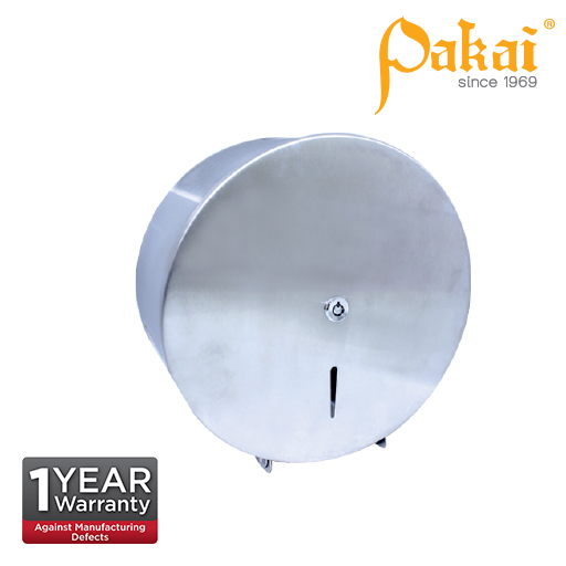 Pakai Stainless Steel Jumbo Roll Tissue Dispenser SSJRD-R01