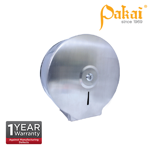 Pakai Stainless Steel Jumbo Roll Tissue Dispenser SSJRD-R02